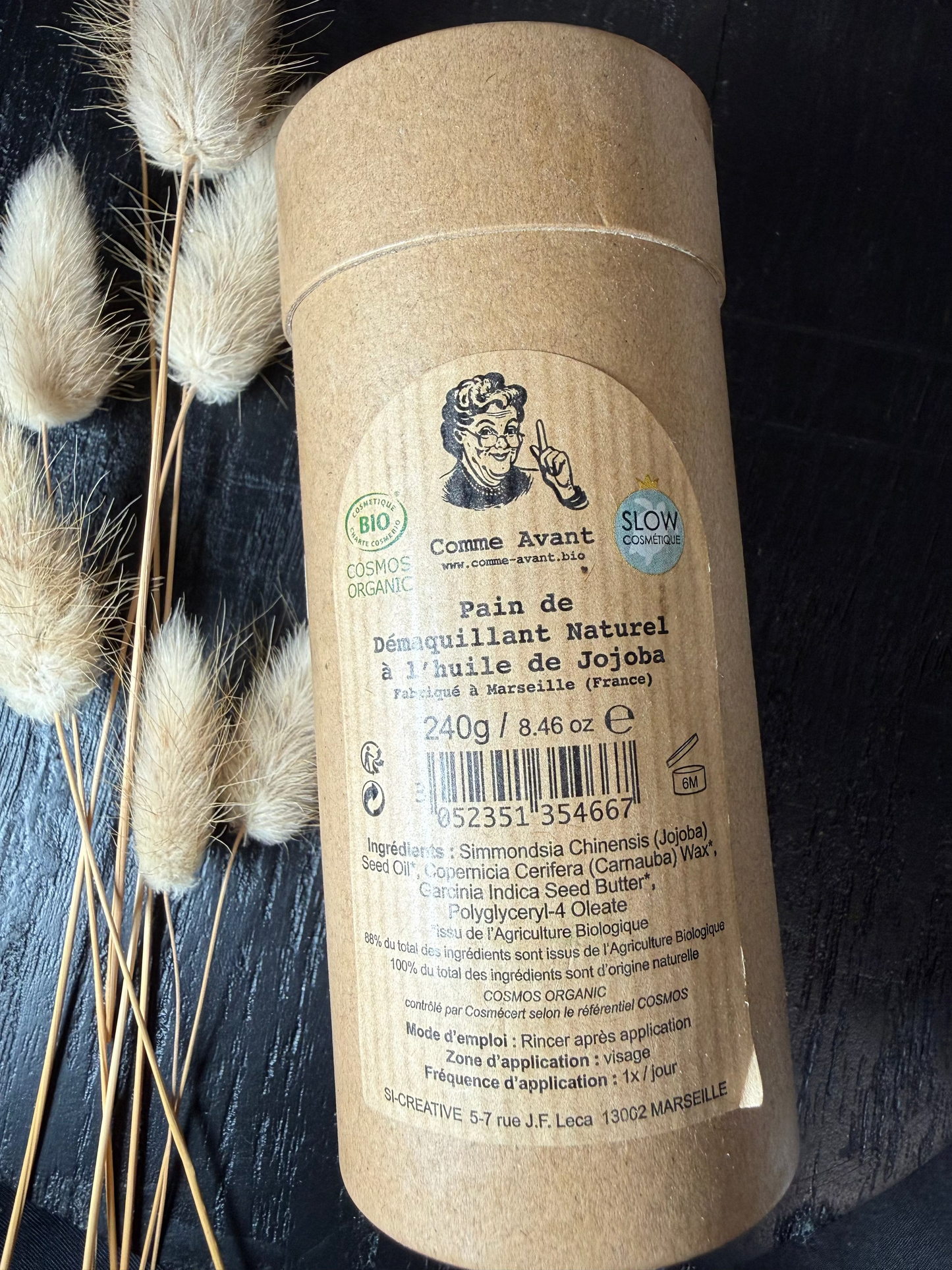 PAIN DE DEMAQUILLANT HUILE DE JOJOBA