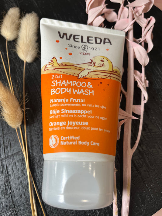 WELEDA GEL DOUCHE & SHAMPOING ORANGE JOYEUSE