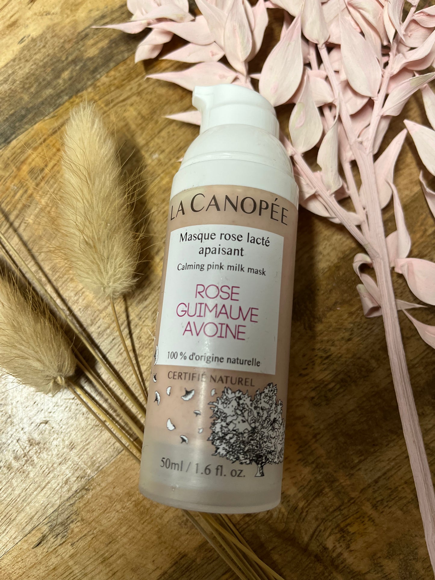 LA CANOPEE MASQUE ROSE LACTE APAISANT