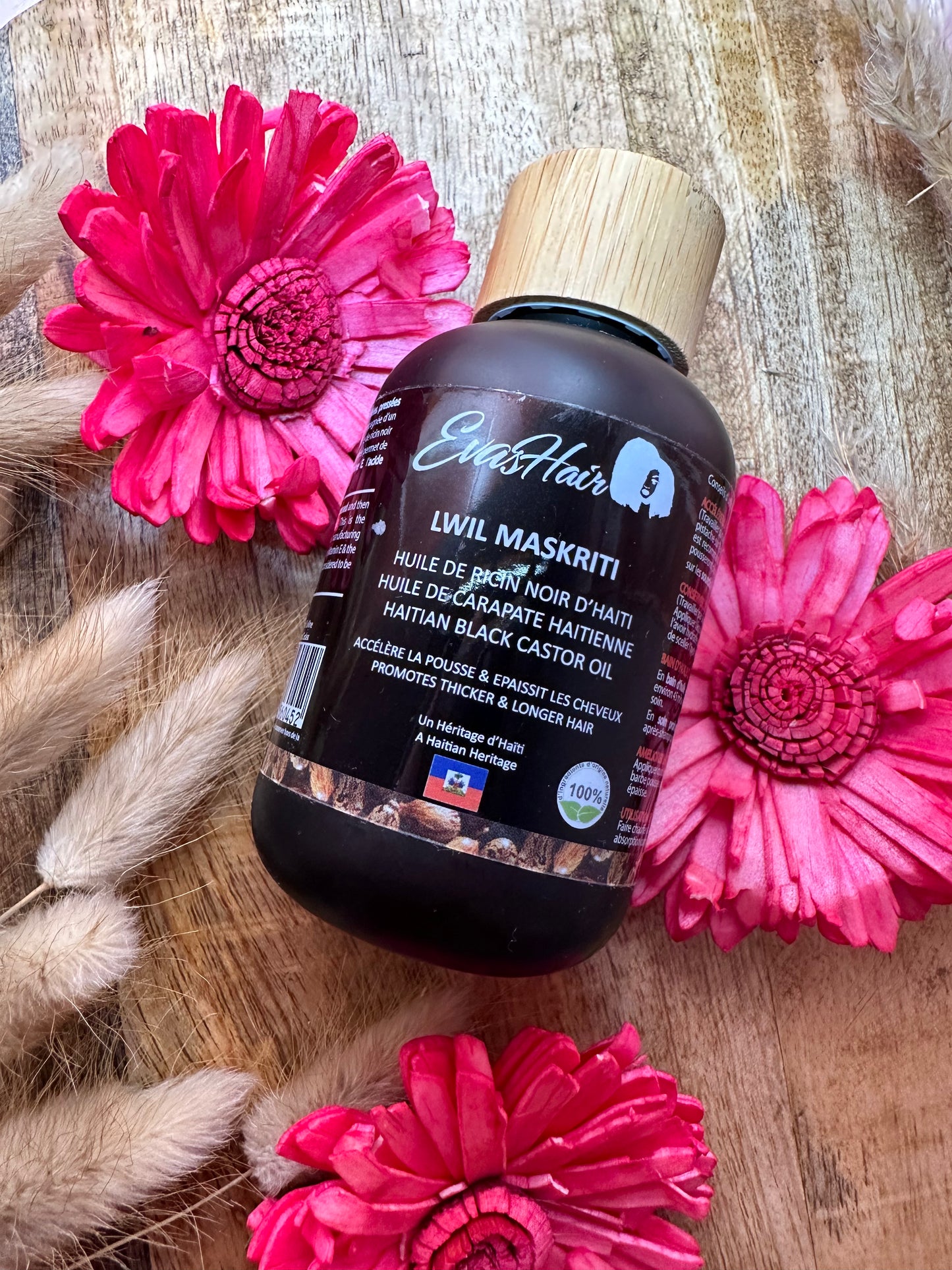 Evas Hair Huile De Ricin d'Haïti