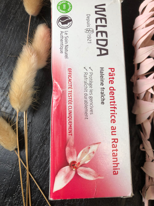 WELEDA PATE DENTIFRICE AU RATANHIA