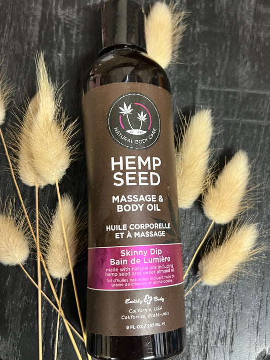 HEMP SEED HUILE DE MASSAGE A BASE DE CHANVRE