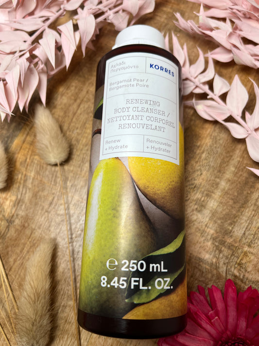 KORRES GEL DOUCHE BERGAMOT POIRE