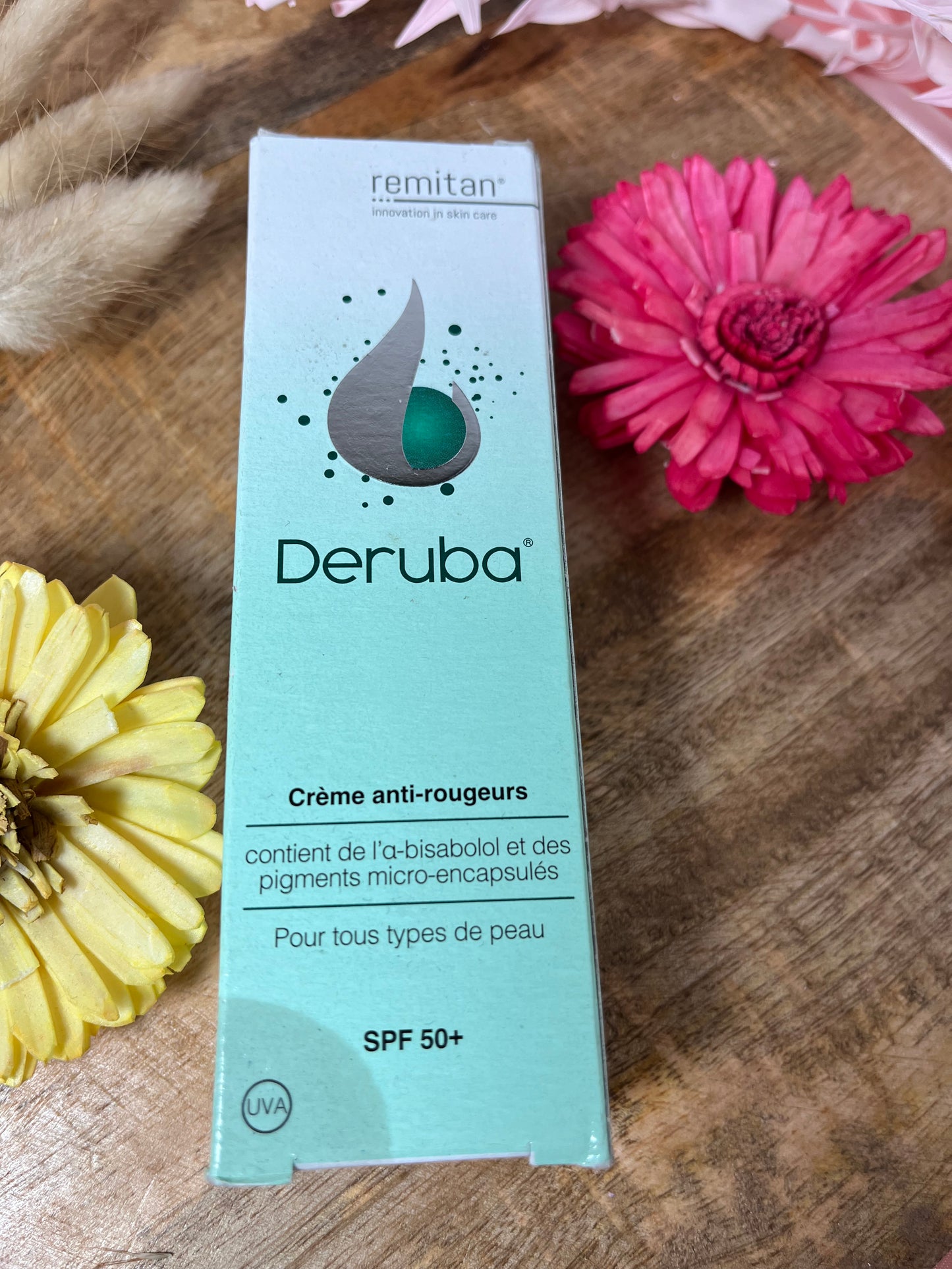 DERUBA CREME ANTI ROUGEURS SPF 50+