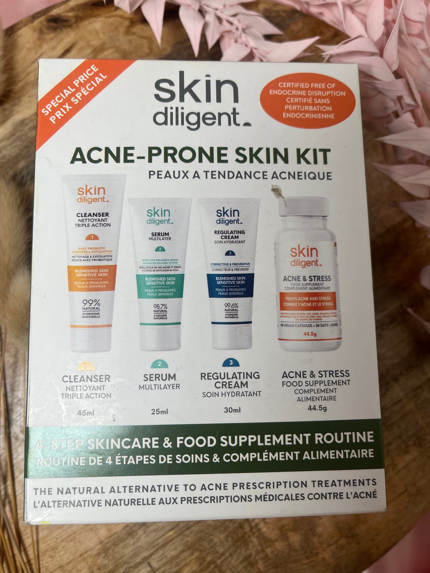 SKIN DILIGENT PEAUX A TENDANCE ACNEIQUE