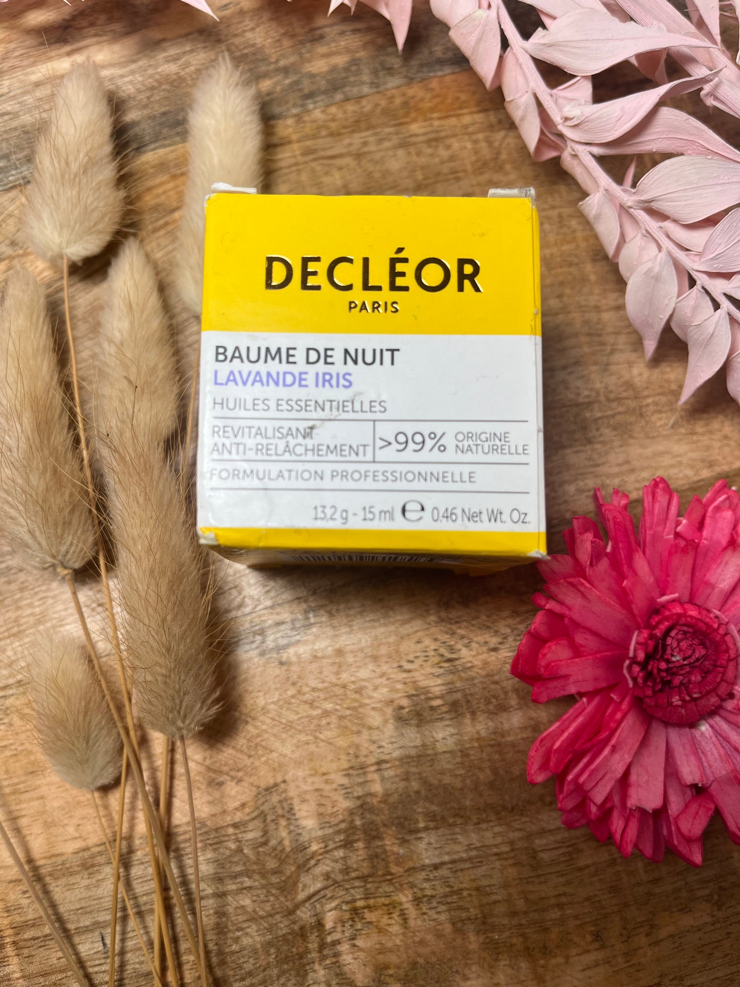 DECLEOR BAUME DE NUIT LAVANDE IRIS 15ML