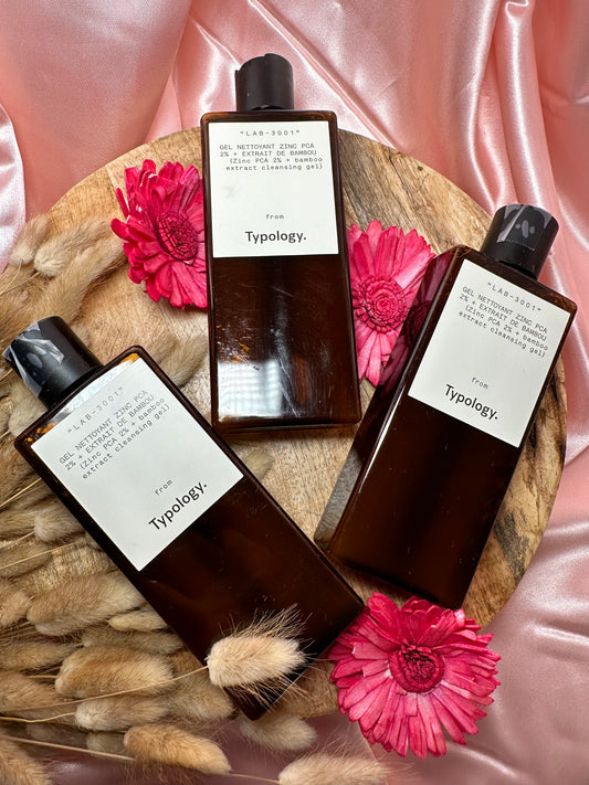 Typology Gel nettoyant purifiant Zinc PCA 2% + extrait de bambou